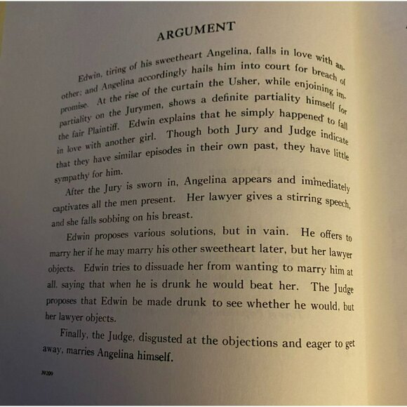 G. Schirmer Edition Of "Trial By Jury" 1941 Musical Score Gilbert and Sullivan - Picture 5 of 11